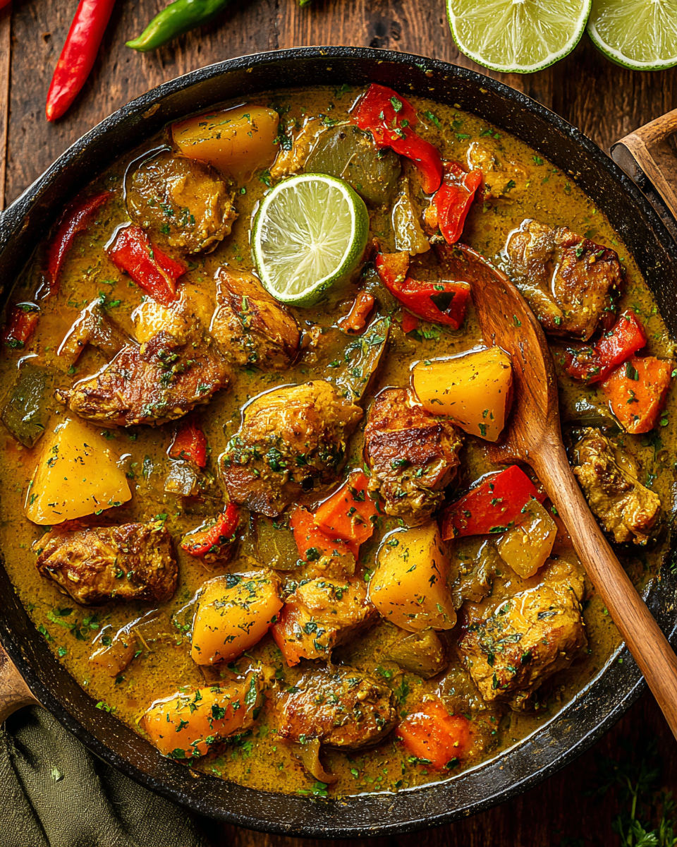 Authentic Jamaican Curry Chicken Light • no-fail technique