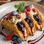 Berrylicious Cheesecake Tacos recipe