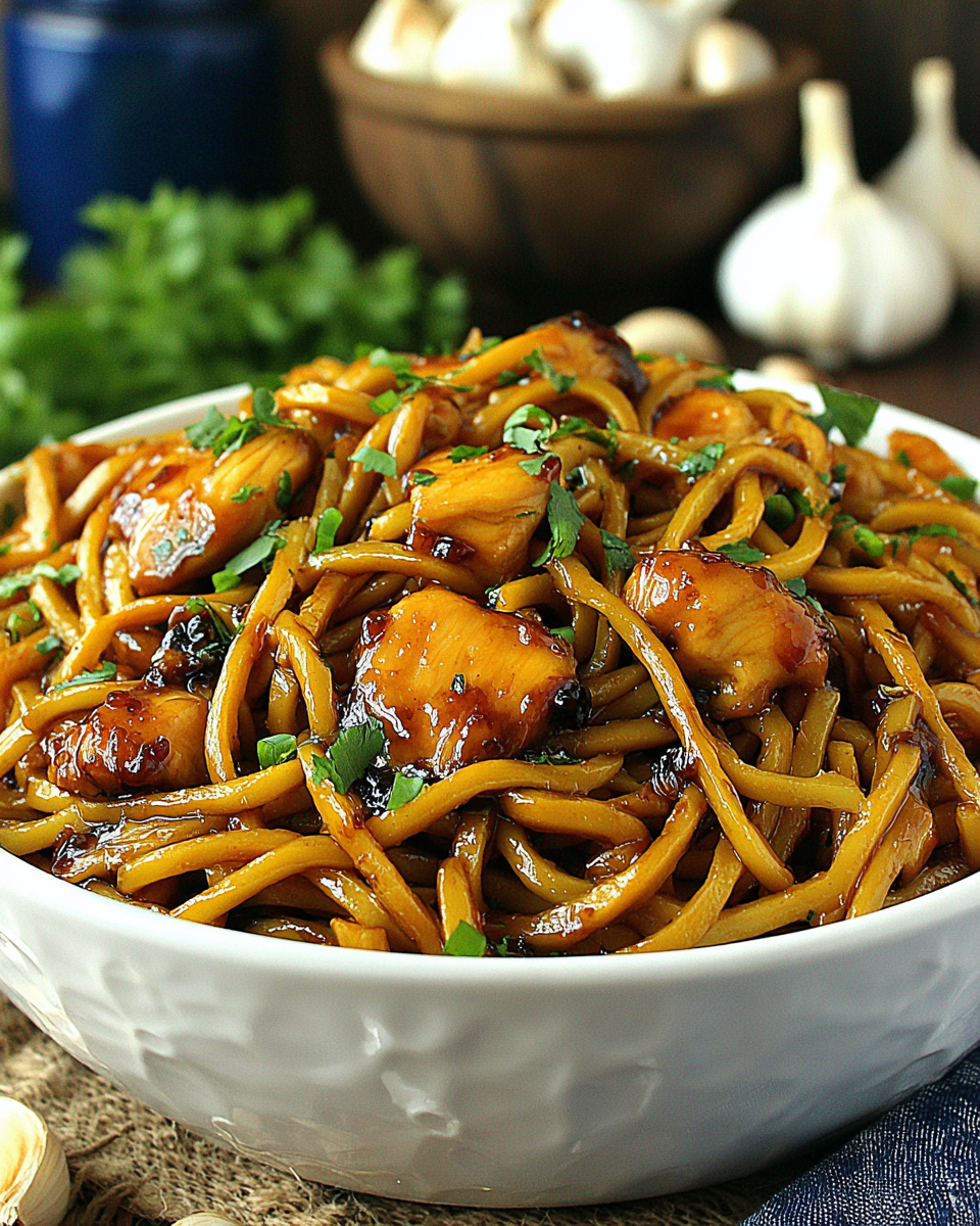 Best Garlic Chicken Lo Mein Recipe (Easy, Step-by-Step)