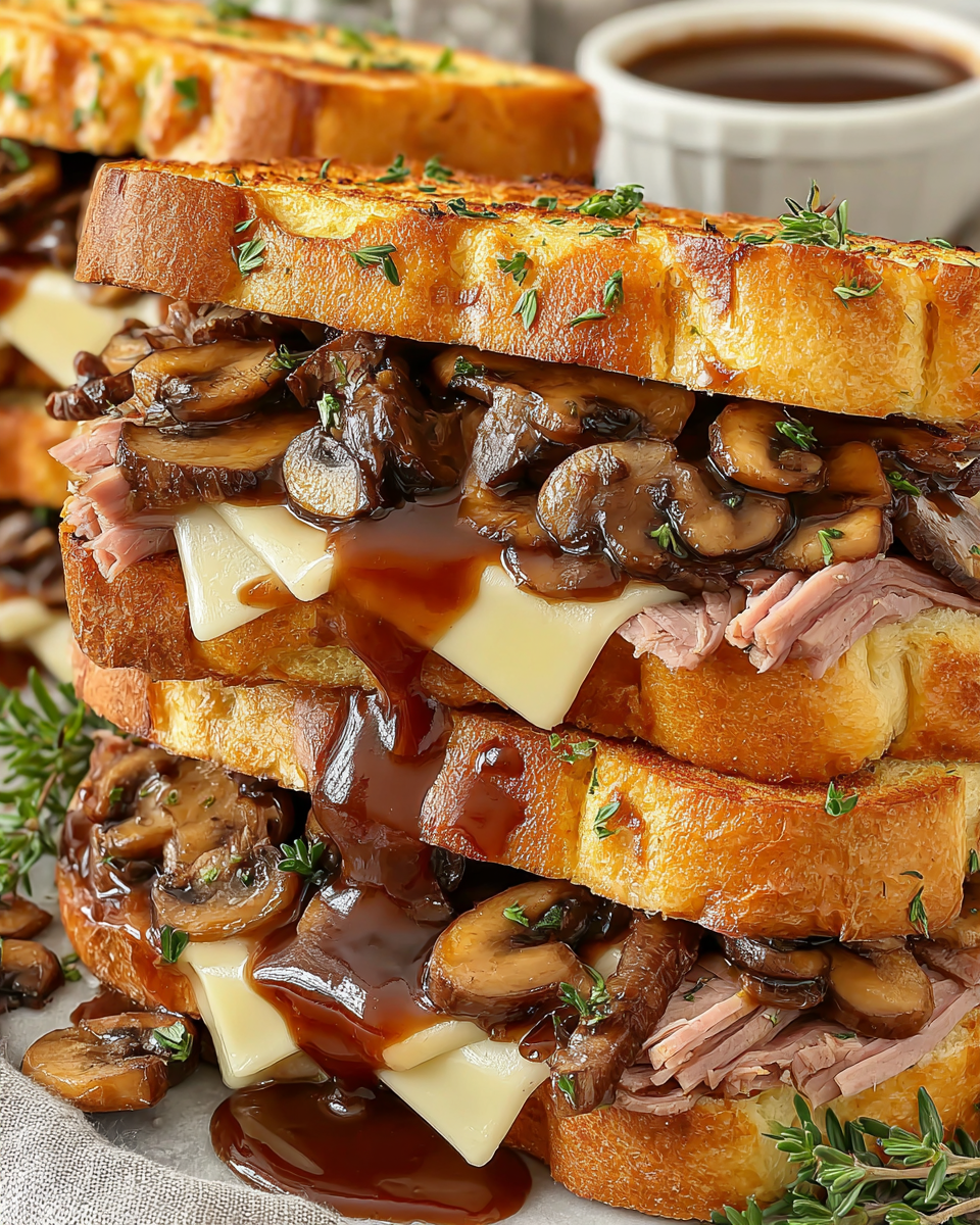 Best Mushroom French Dip Sandwich Recipe (Easy, Step-by-Step)