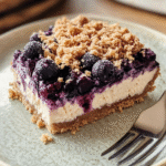 Blueberry Crumble Cheesecake recipe