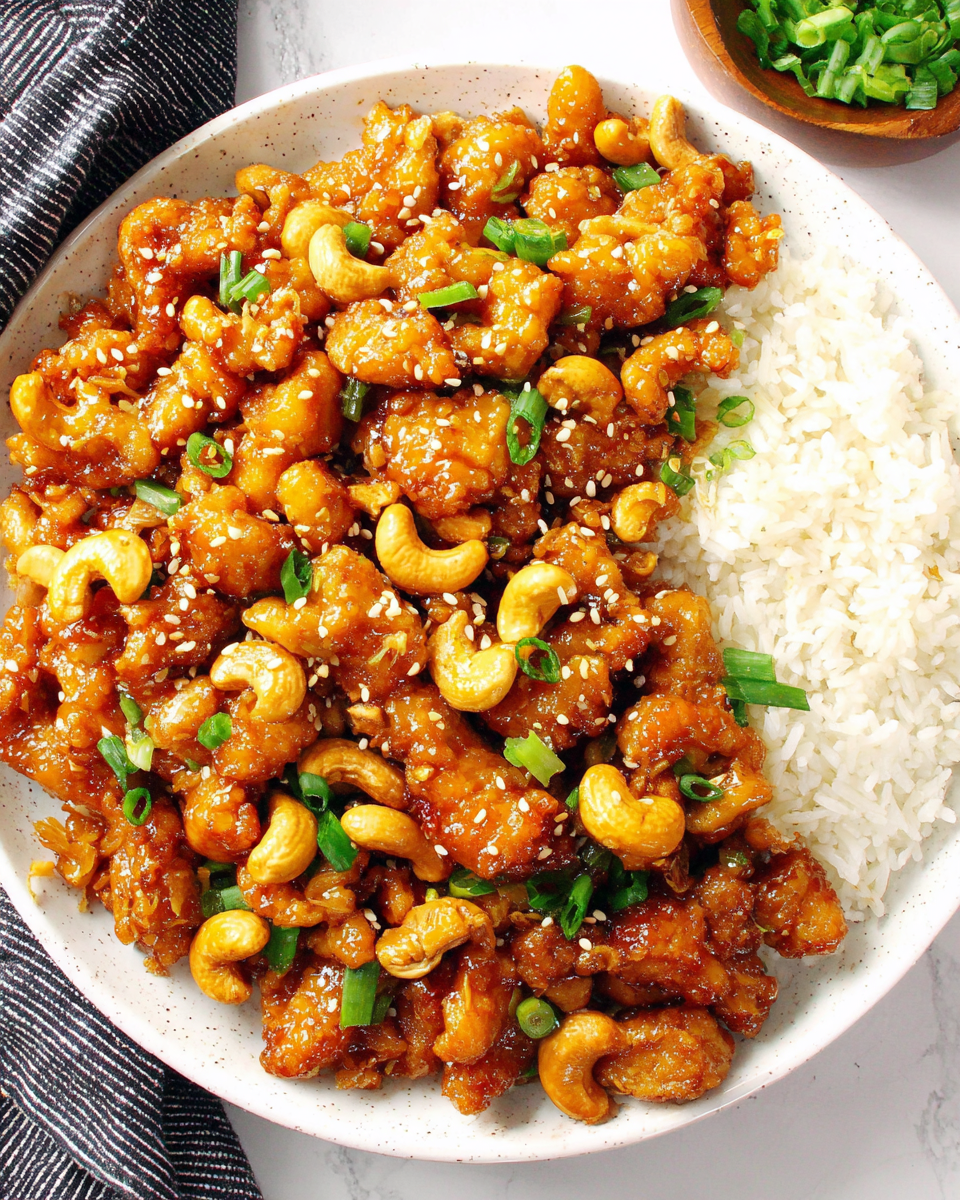 Cashew Chicken with tomato-basil — Smoky Heat