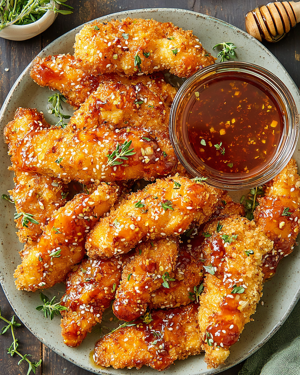 Hot Honey Chicken Tenders recipe