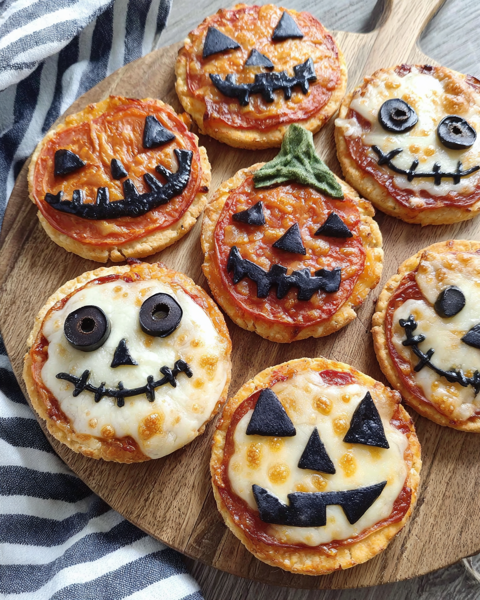 Halloween Mini Pizzas — Comfort in Every Bite