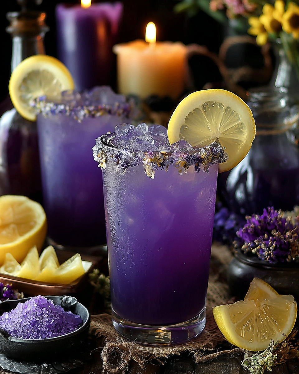 Witches Brew Lemonade with tomato-basil — Smoky Heat