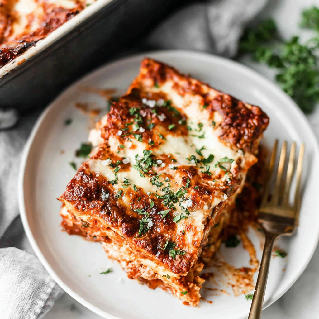 Crafting Traditional Homemade Lasagna with Love