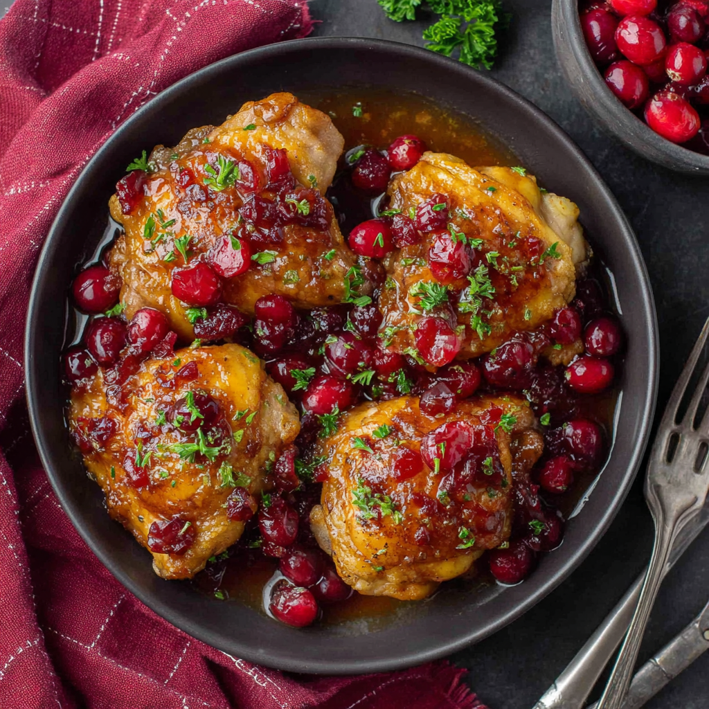 Cranberry Orange Chicken with Vibrant Flavors