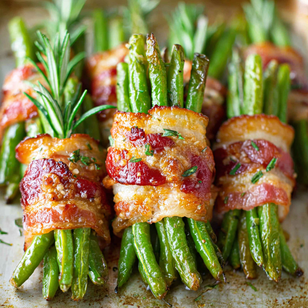 Delicious Bacon Green Bean Bundles for Your Table