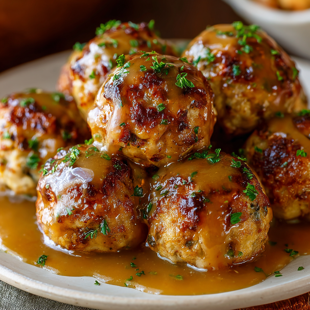 Delicious Thanksgiving Stuffing Balls to Impress Guests
