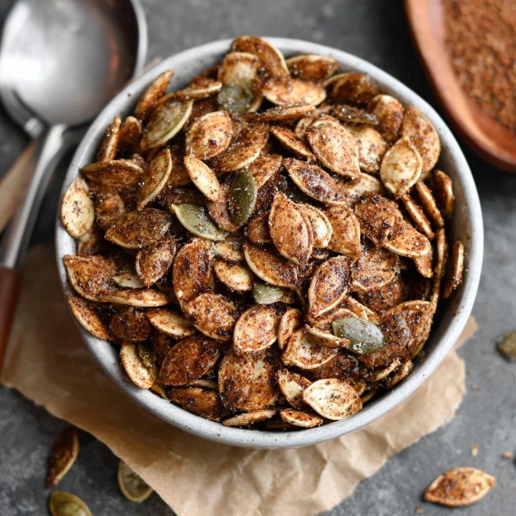 Delightful Cinnamon Sugar Roasted Pumpkin Seeds