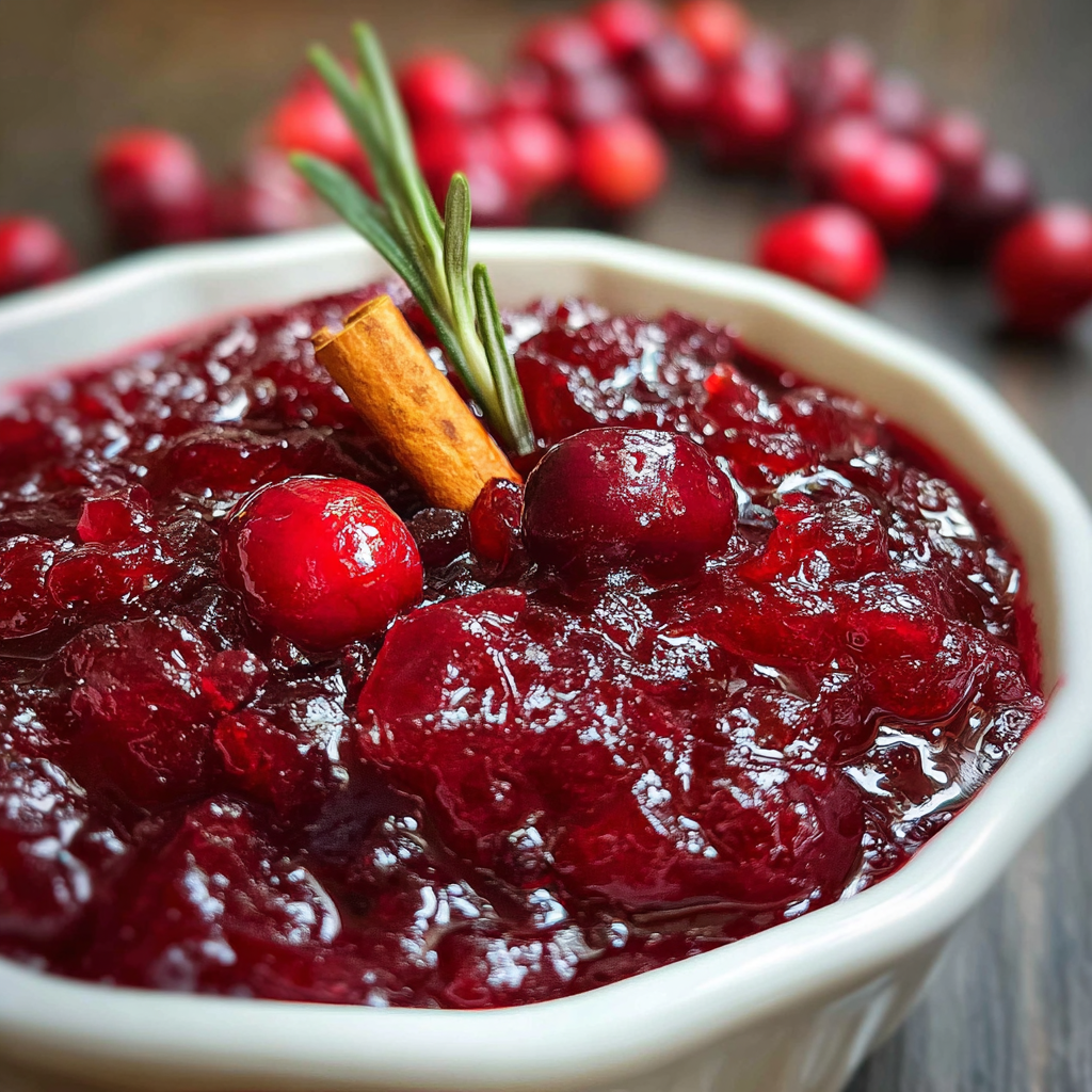 Homemade Classic Christmas Cranberry Sauce Recipe