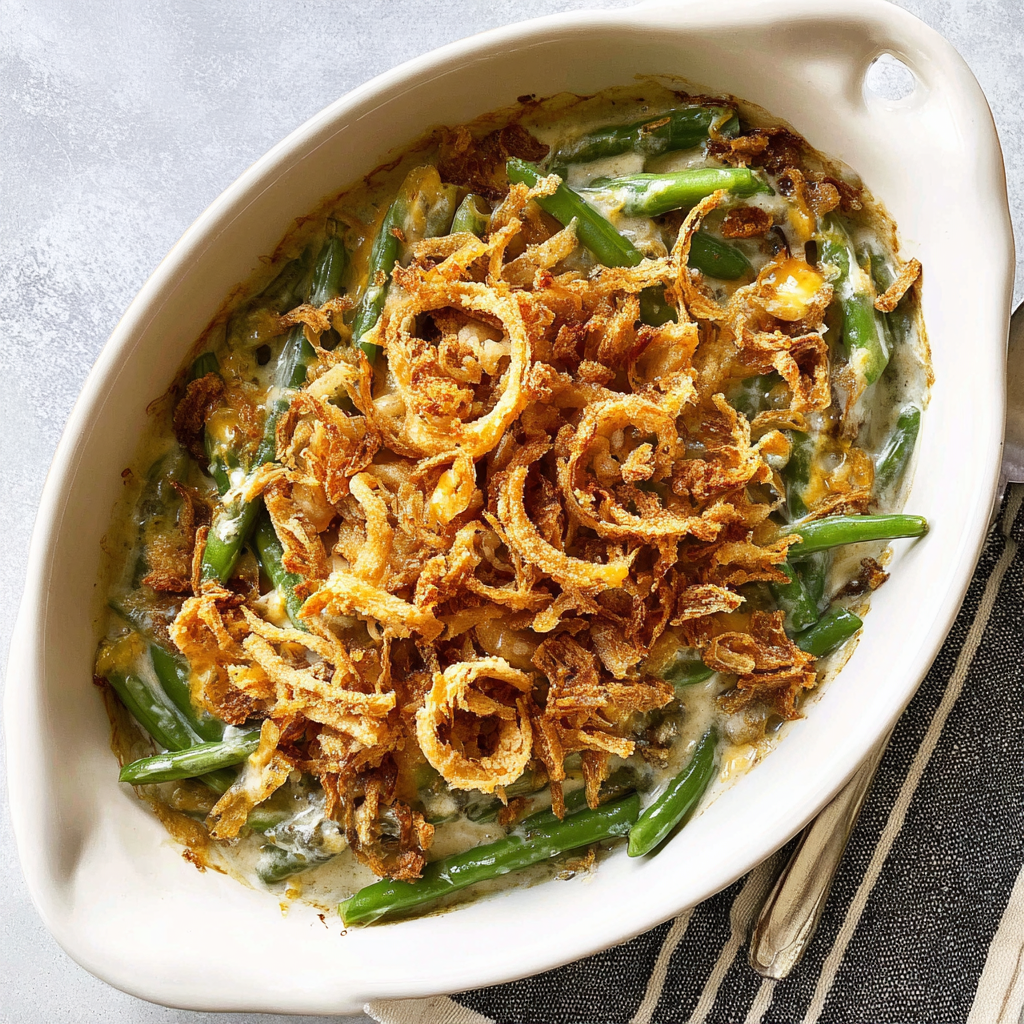 Reimagining Campbell’s Green Bean Casserole