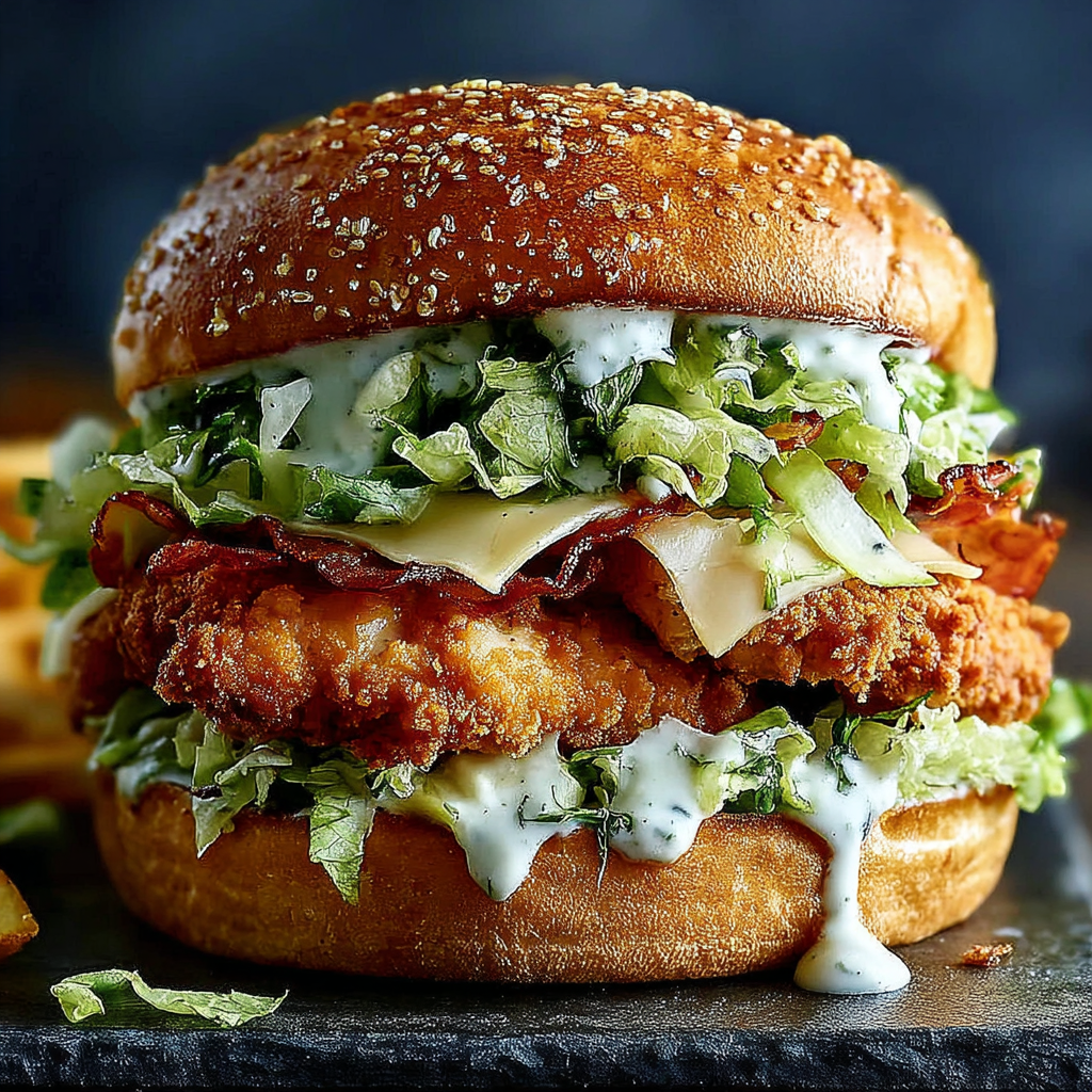 Savor the Flavor: Crispy Chicken Caesar Sandwich