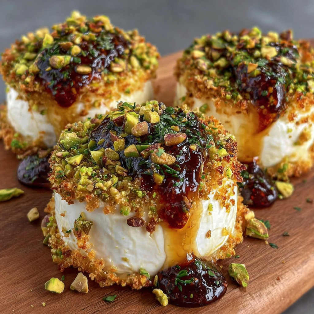 Savory Pistachio-Crusted Brie Bites Delight