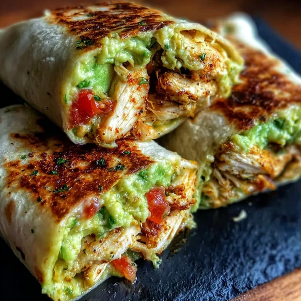 A Flavorful Journey with Spicy Avocado Chicken Wraps