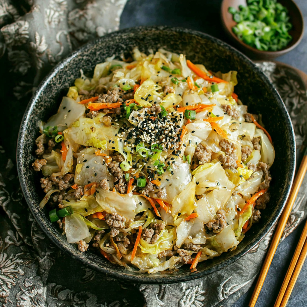 Create a Flavorful Egg Roll in a Bowl at Home