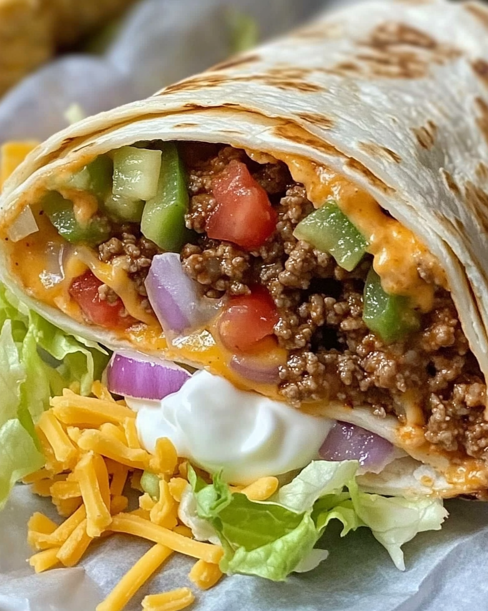 Delicious Taco Wraps Featuring Ground Turkey