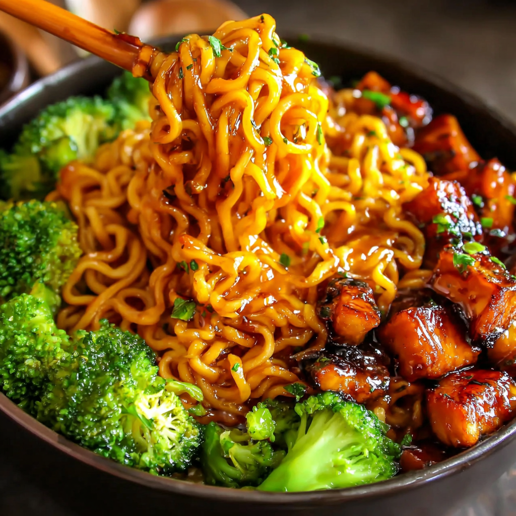 Delicious Vegan Teriyaki Noodle Bowl Recipe