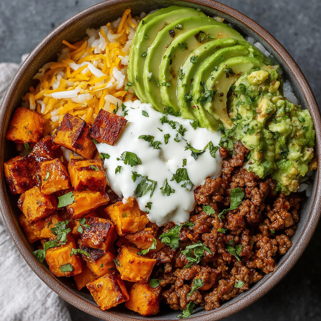 Flavorful Sweet Potato Taco Bowl for Home Cooks