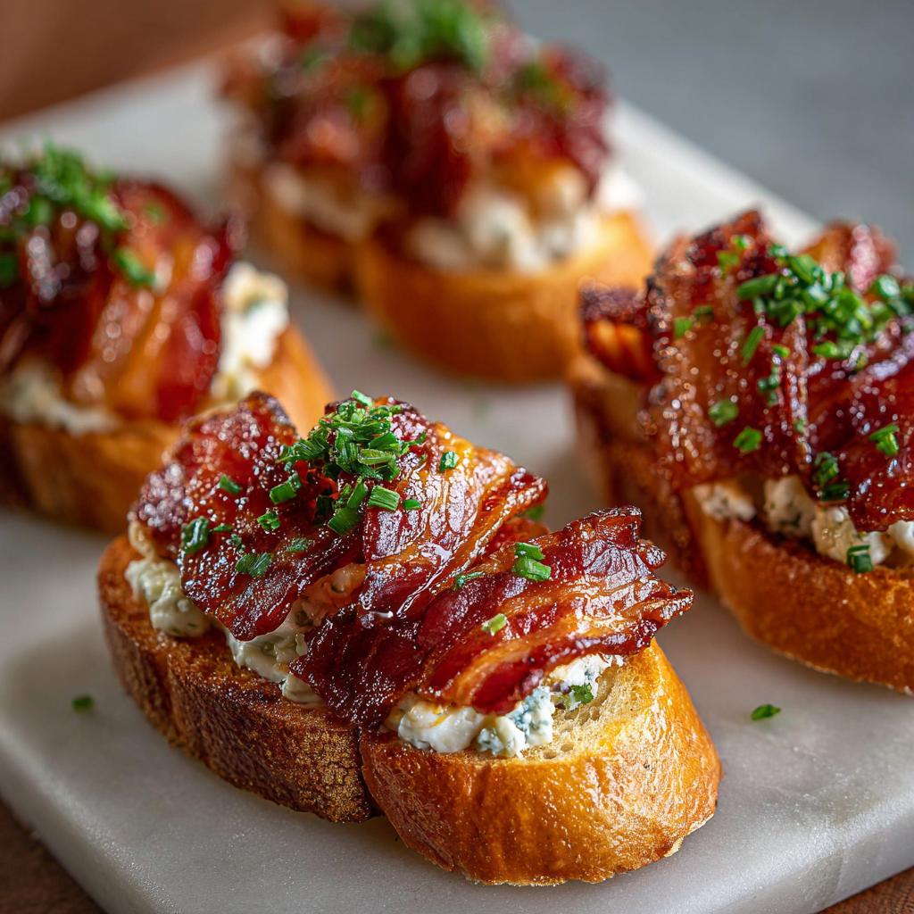 Indulge in Million Dollar Bacon Crostini Bliss