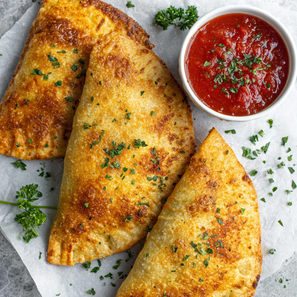 Savory and Crunchy Crispy Tortilla Pizza Pockets