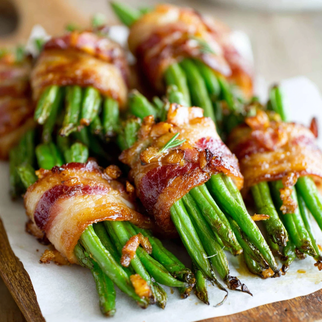 Savory Bacon Green Bean Bundles for a Delicious Twist