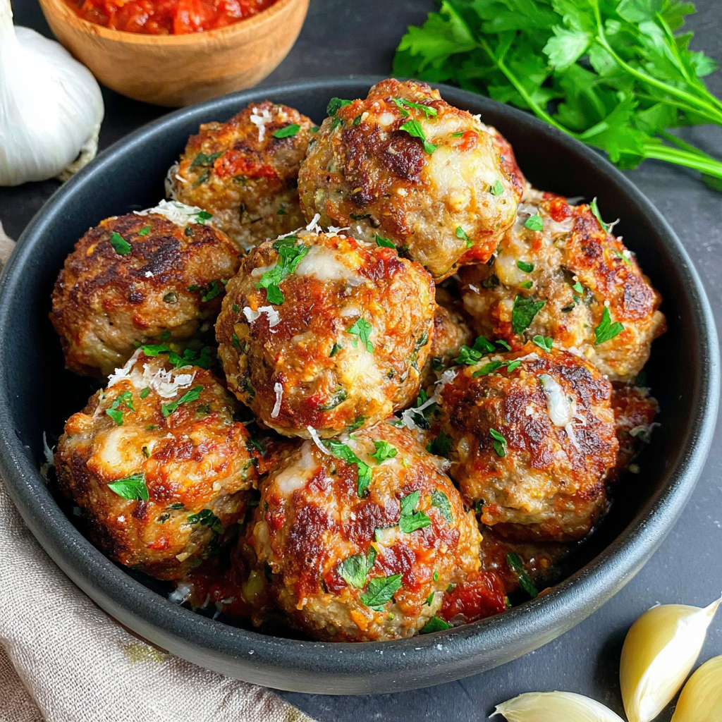 Savory Garlic Parmesan Meatballs That Impress