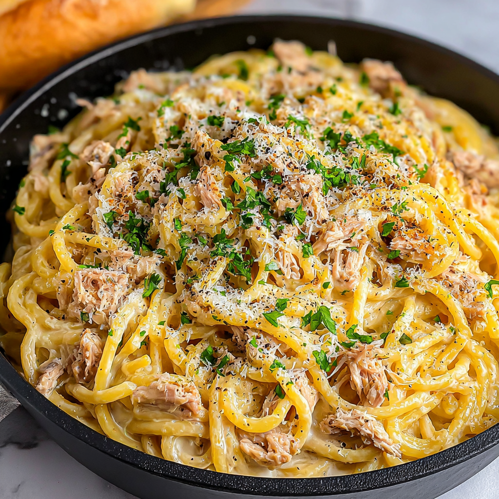 Creamy Tuna Pasta in One Pan for Effortless Cooking