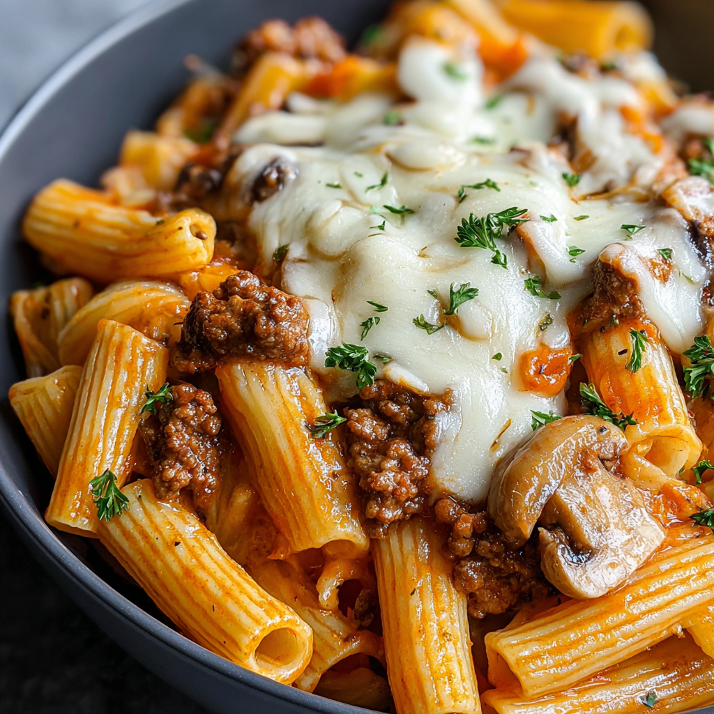 Flavorful Slow Cooker Mince Pasta Bake Delight