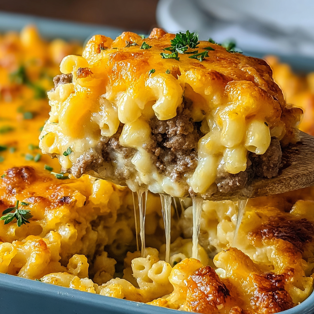 Hearty Cheeseburger Dinner Casserole for Family Nights
