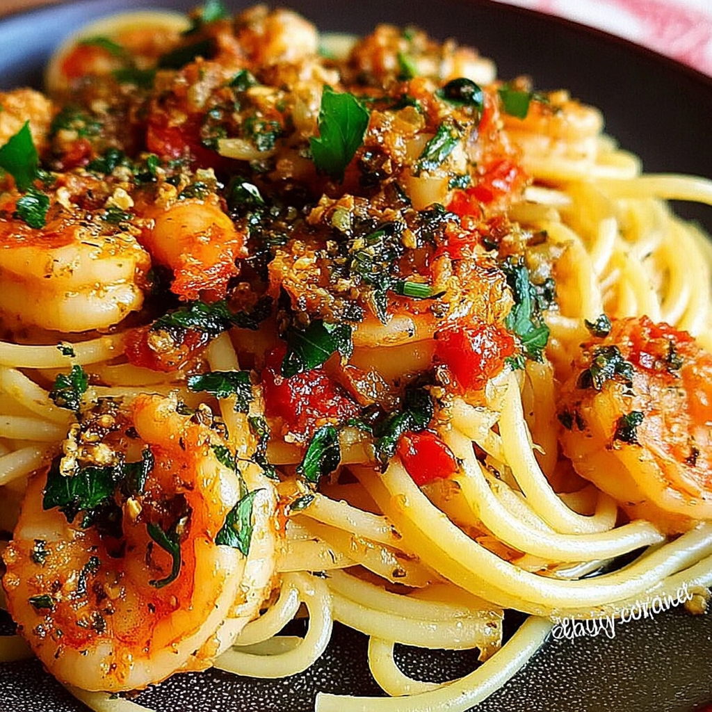 Savor the Heat with Chilli Garlic Prawn Pasta