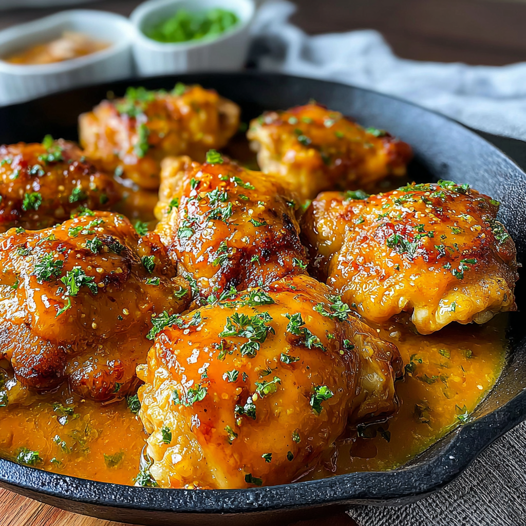 Savoring Skillet Bang Bang Chicken Thighs with Ease