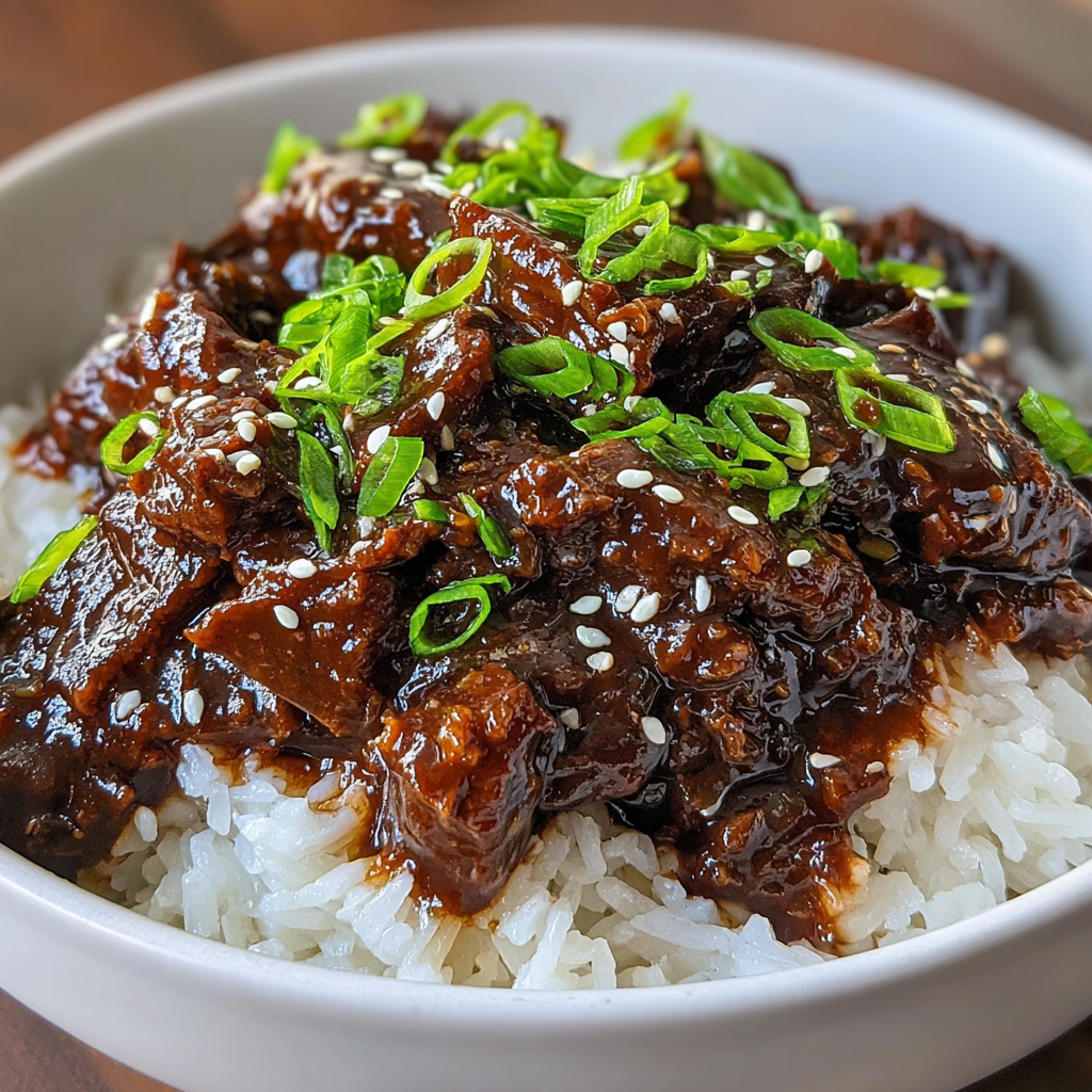 Aromatic Slow Cooker Mongolian Beef Delight