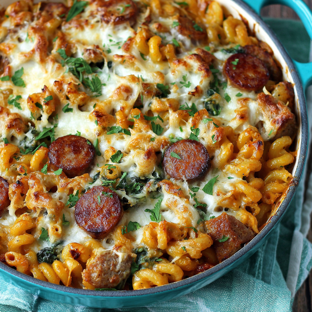 Comforting Sausage Pasta Bake for Cozy Evenings