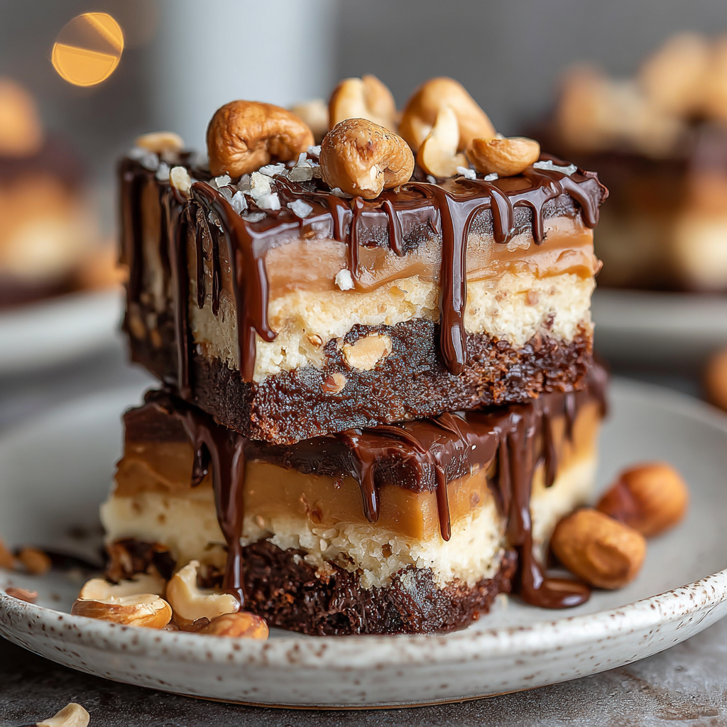 Decadent Chocolate Peanut Butter Dream Bars Recipe