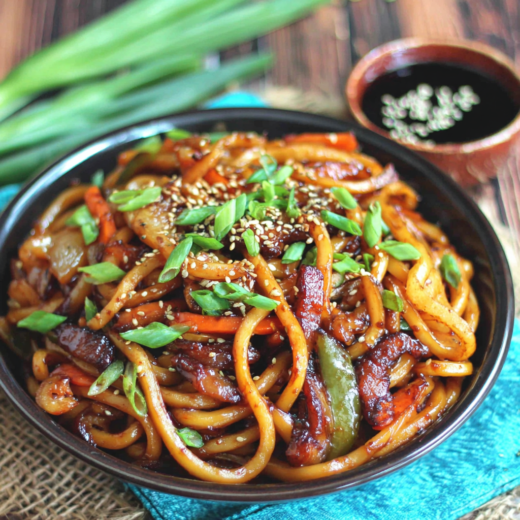 Deliciously Savory Yaki Udon at Home