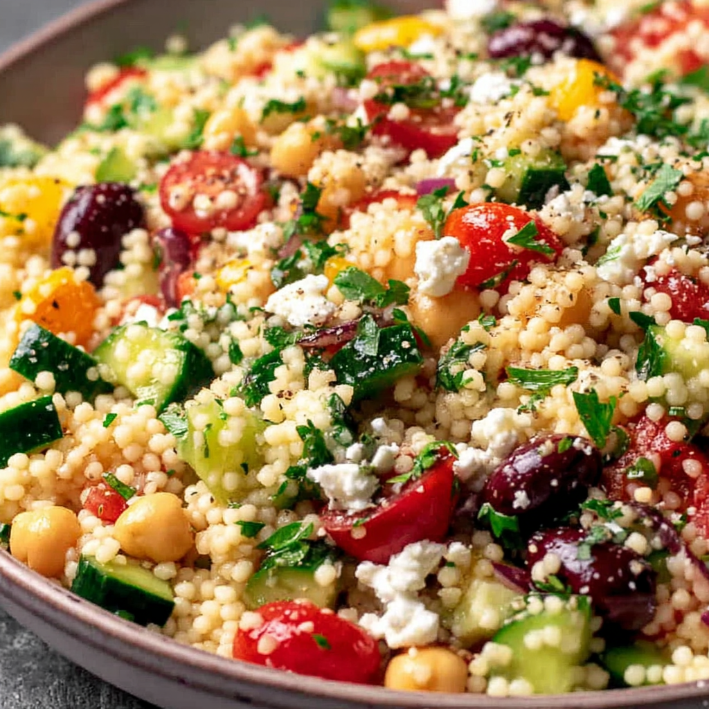Refreshing Mediterranean Couscous Salad Recipe