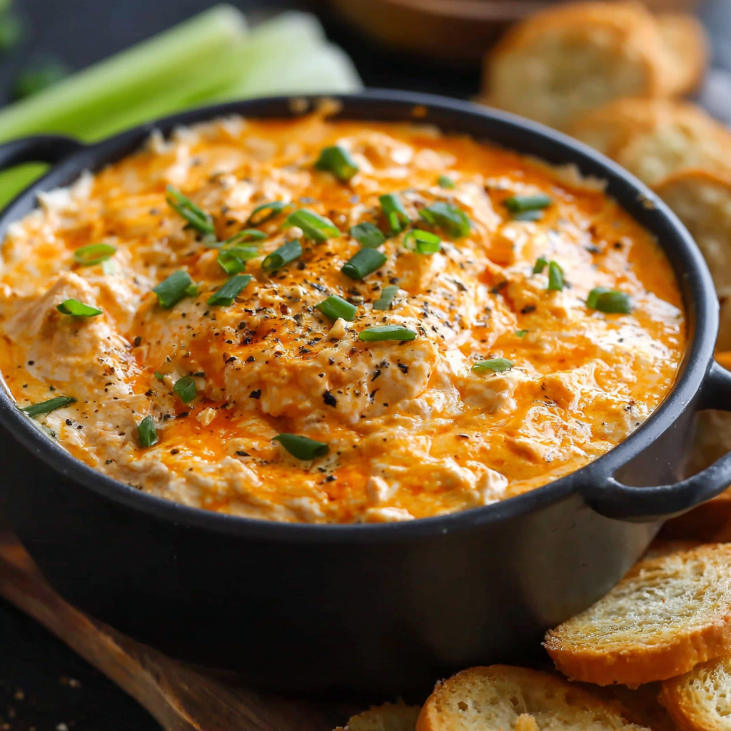 Savory Crock Pot Buffalo Chicken Dip Recipe