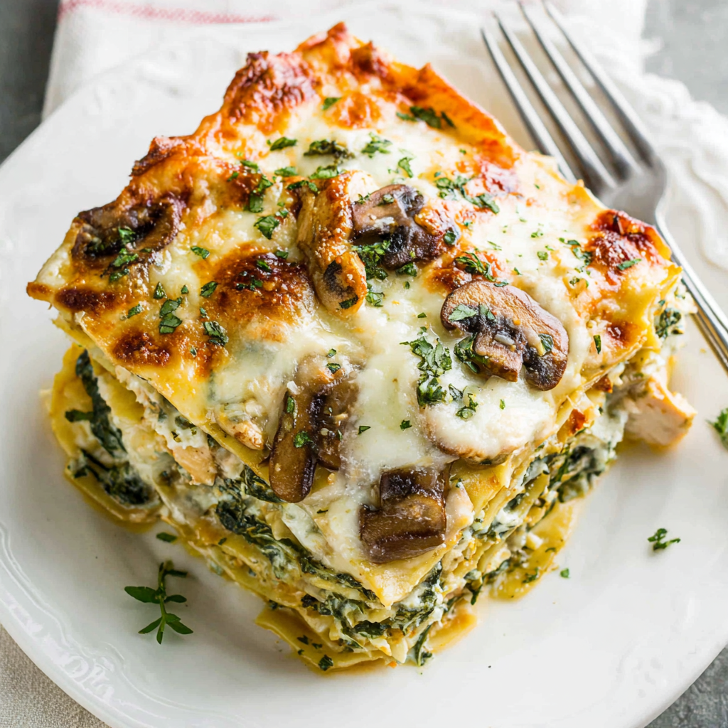 Deliciously Savory Mushroom Lasagna to Savor